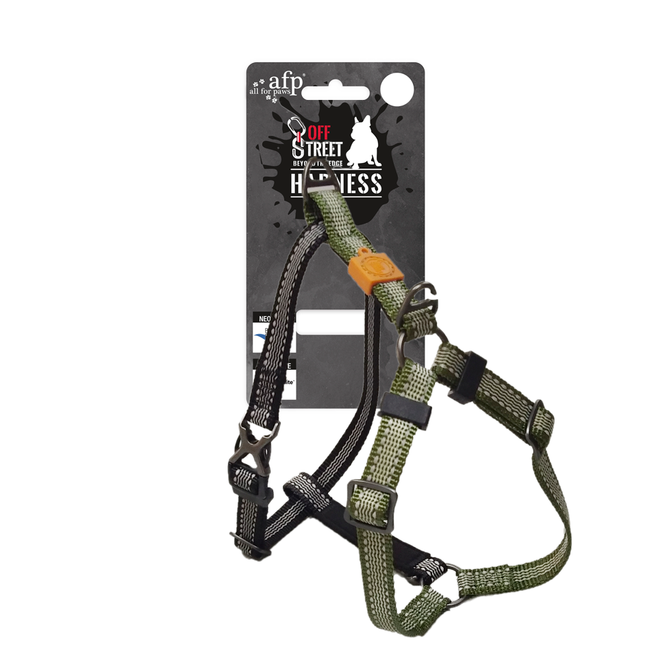 AFP Off Street - Dog Non-Pull Harness Olijfgroen XL