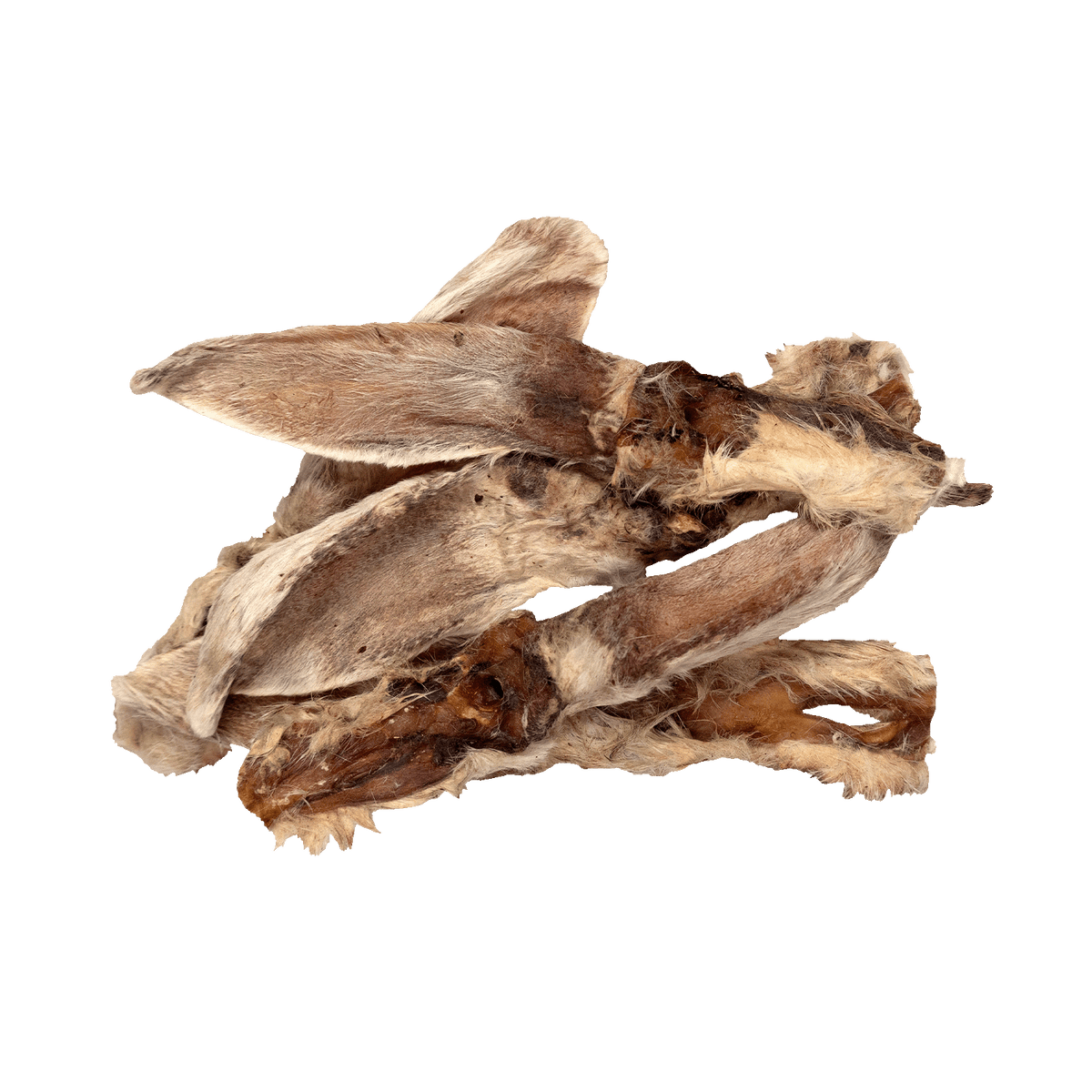 Braaaf Butchery Snacks Konijnenoren met haar 80 g