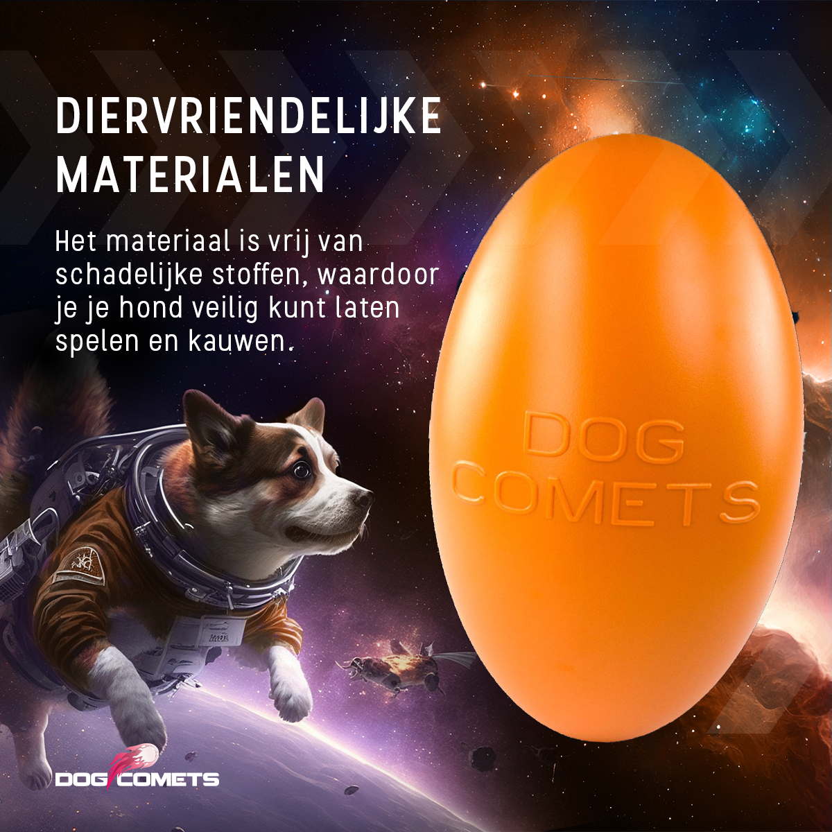 Dog Comets Pan-Stars Oranje M