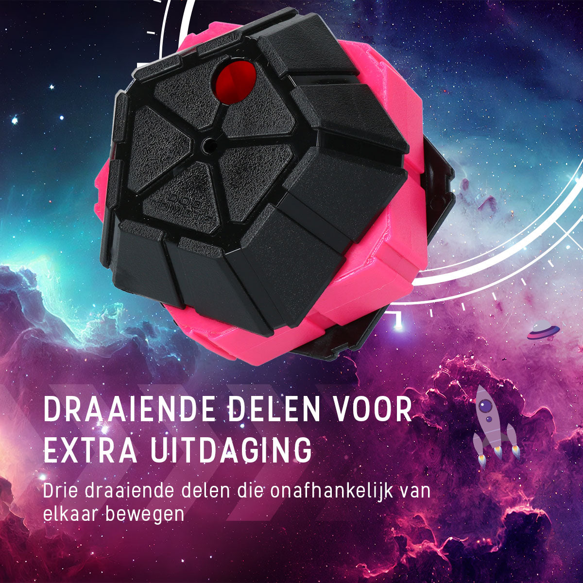 Dog Comets Treat Puzzle Roze