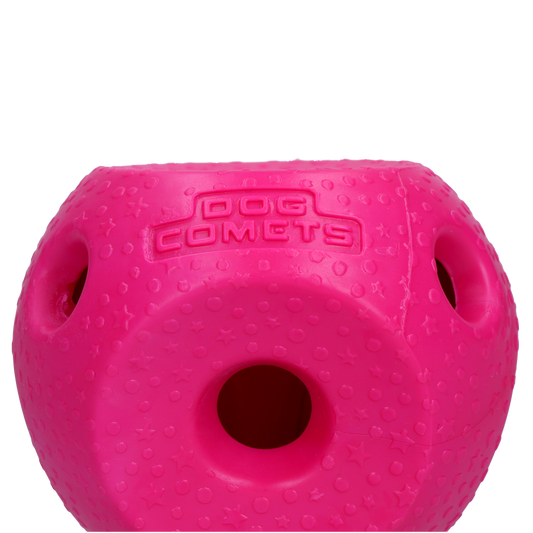 Dog Comets Treat Lock Ball Roze