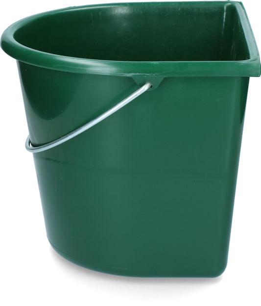 Emmer met vlakke kant 15 l Groen