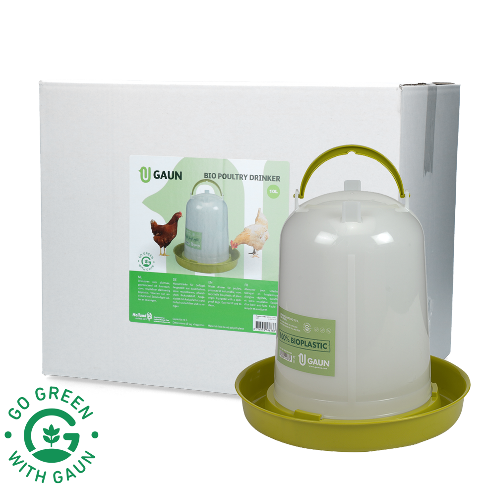 Gaun Pluimvee Drinktoren Bio Limoengroen 10 l