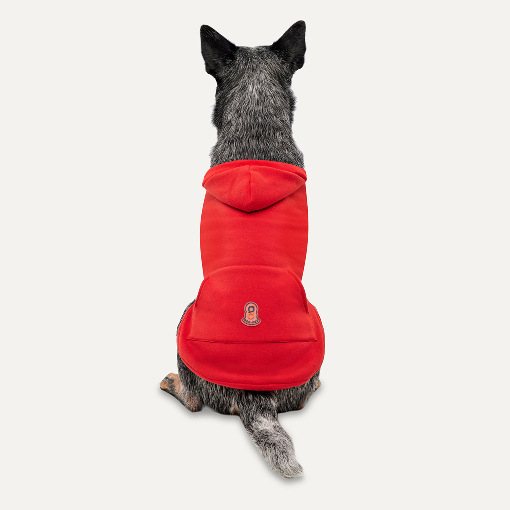 Goo-eez Kangaroo Fleece Hoodie XL Rood/Zwart