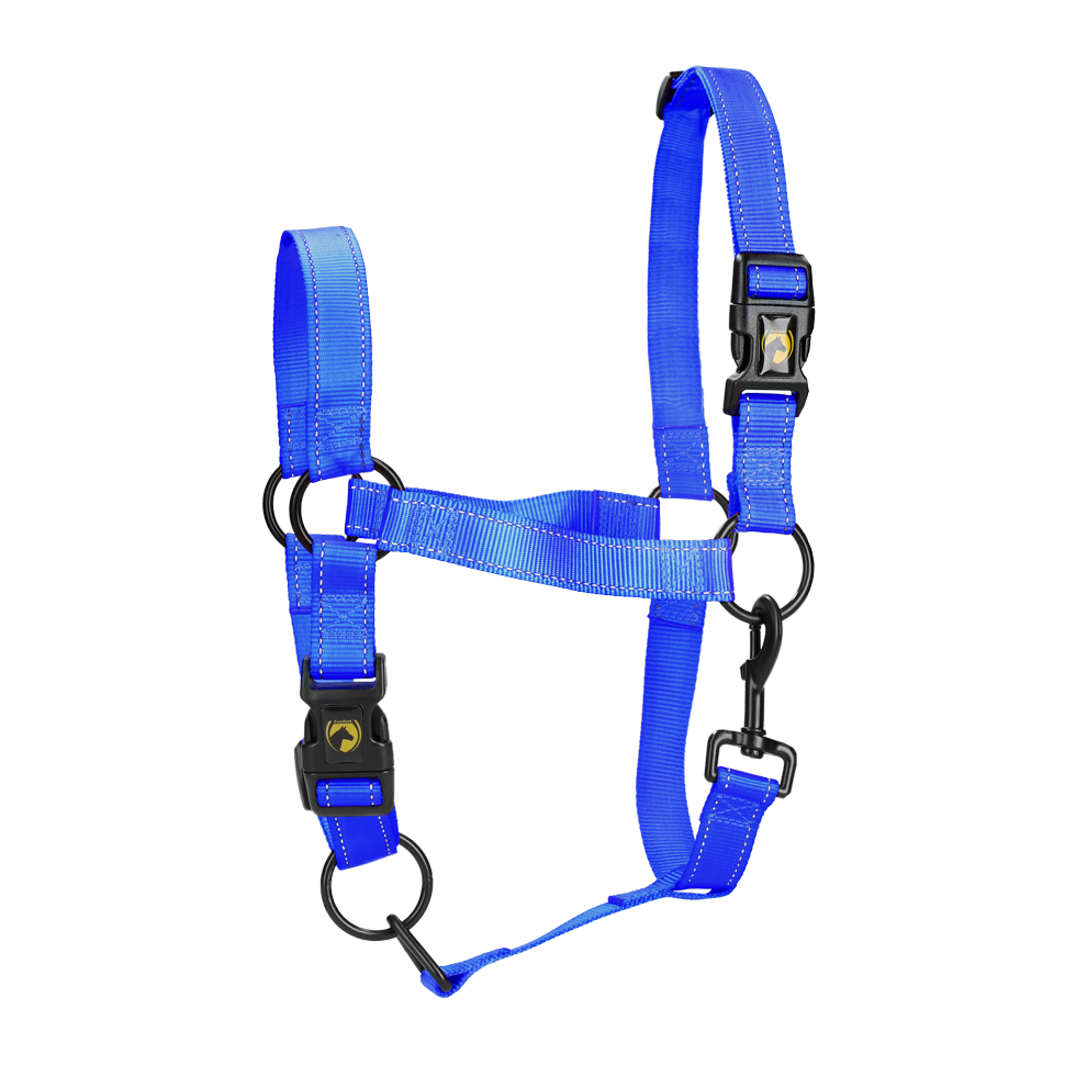 Excellent Premium Halster Blauw L