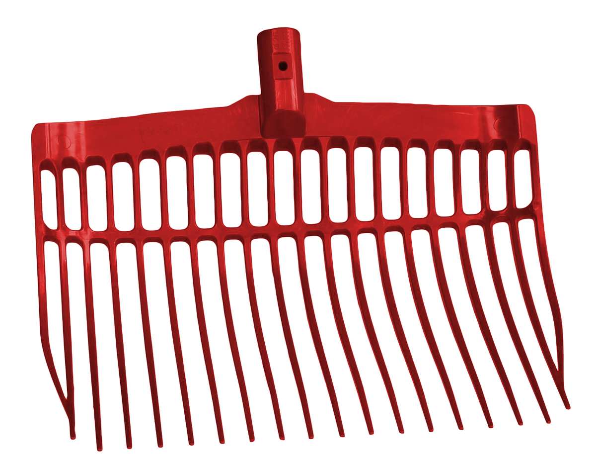 Mestvork zonder steel Rood