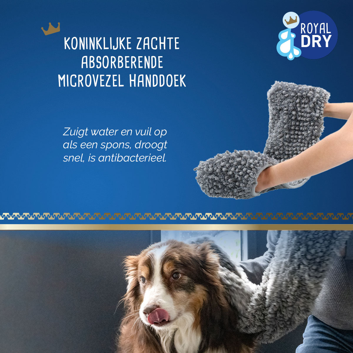 Royal Dry Handdoek Voor Honden