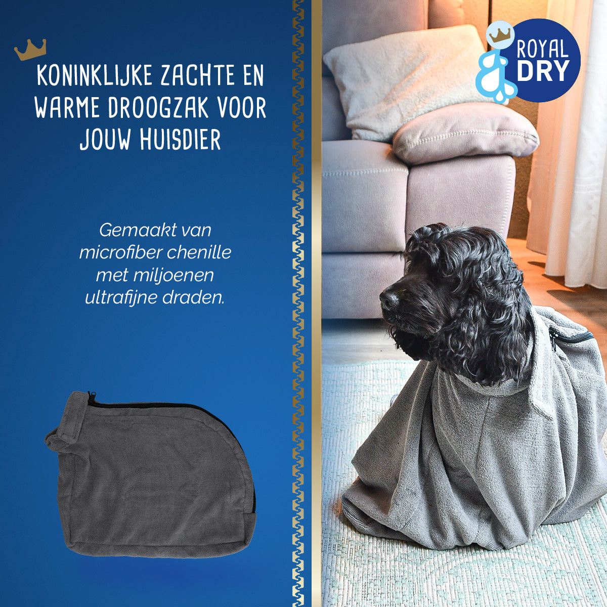 Royal Dry Doggy Bag Droogzak M