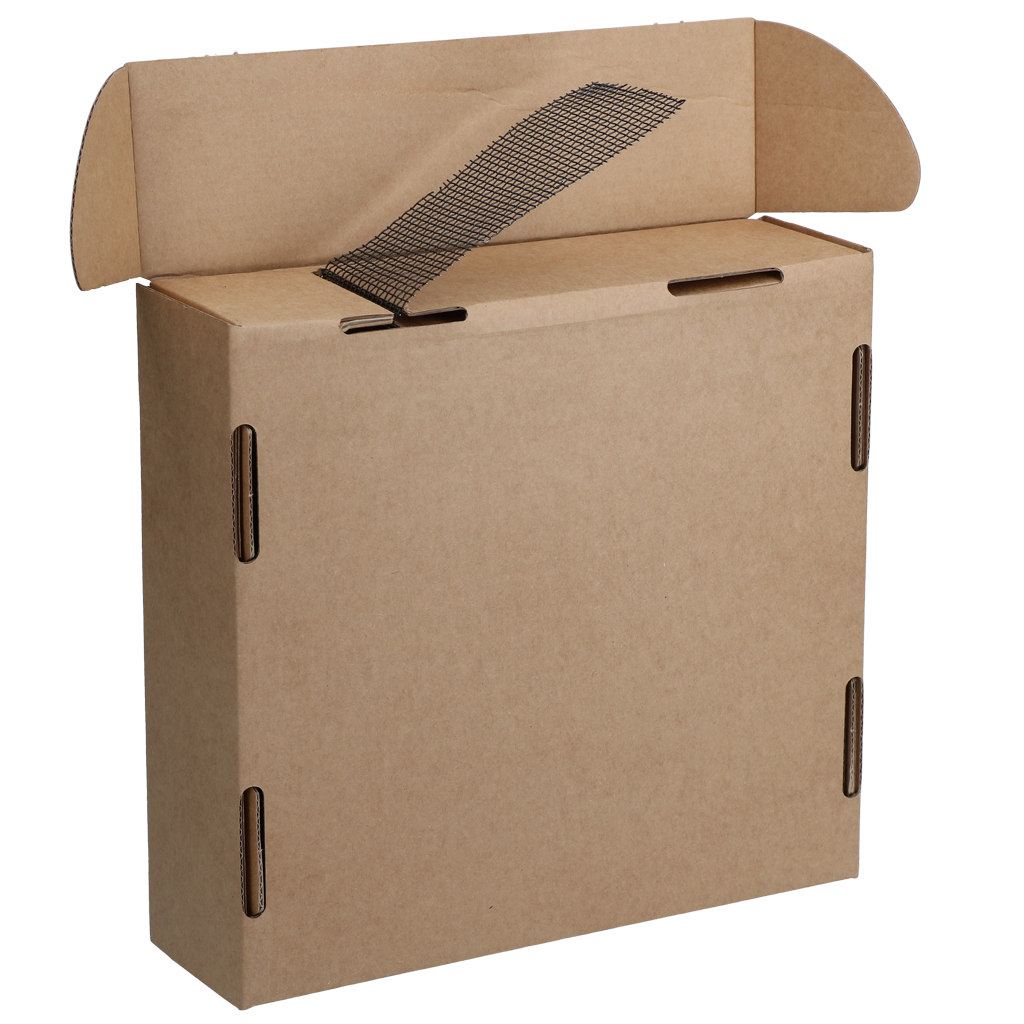 Ventilatieband RVS Zwart 30 m x 8 cm