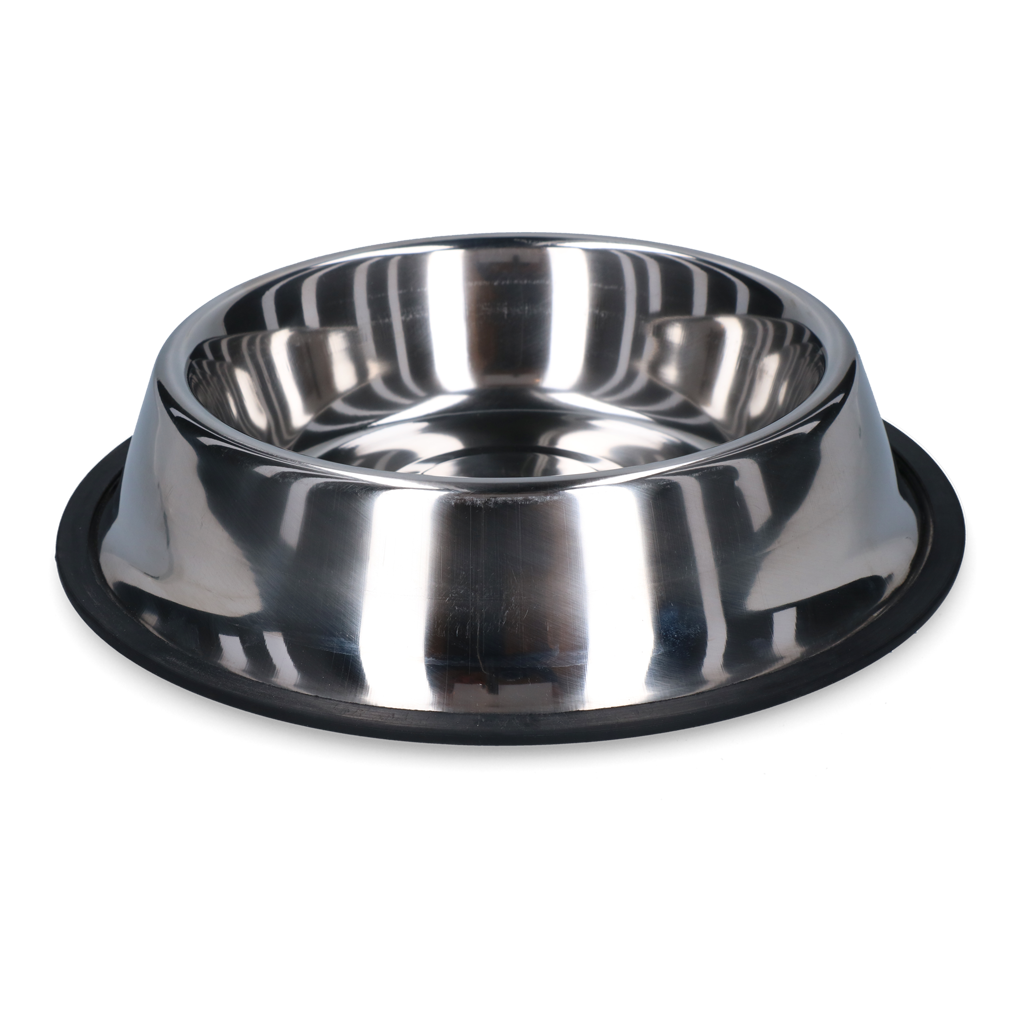 Antislip Voer- & Drinkbak RVS 450 ml Ø 19 cm