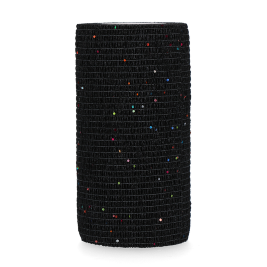 Excellent Animal Glitter Bandage Profi 10 cm - Zwart