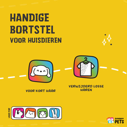 Excellent Pets Soft Silicone Brush Kort haar