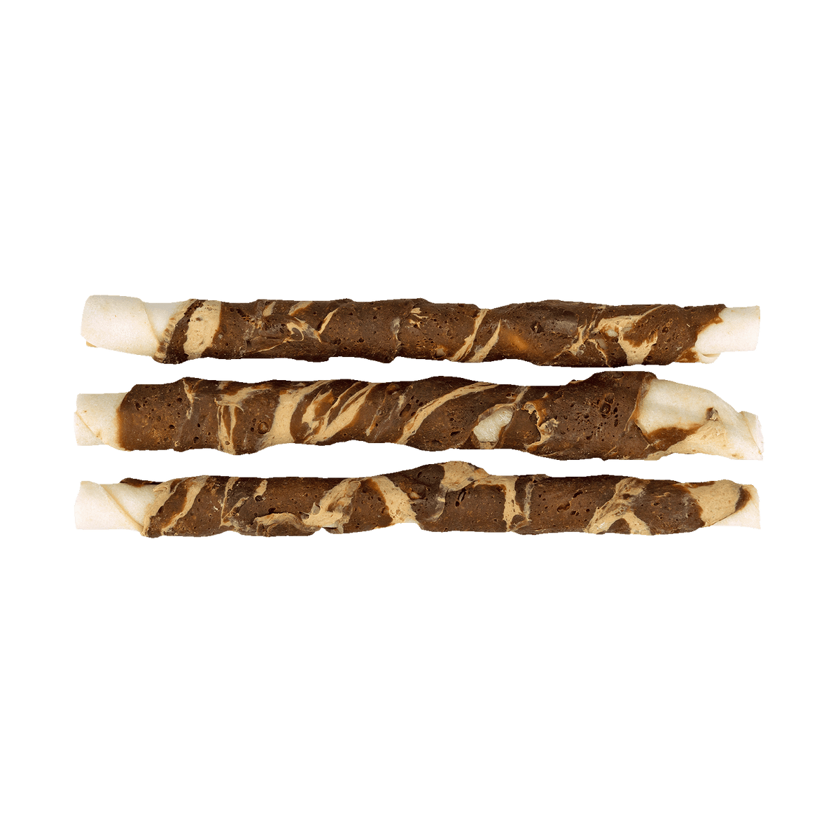 Braaaf Rawhide Twister Lam & Vis (3 st.) - 21 cm