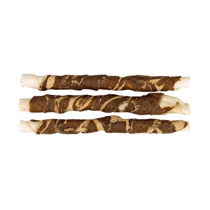 Braaaf Rawhide Twister Lam & Vis (3 st.) - 21 cm