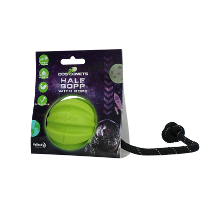 Dog Comets Hale Bopp Met Touw Groen
