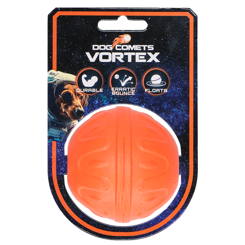 Dog Comets Vortex bal Oranje