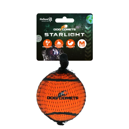Dog Comets Tennisbal Starlight M Oranje