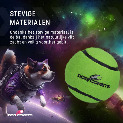 Dog Comets Tennisbal Starlight M Groen