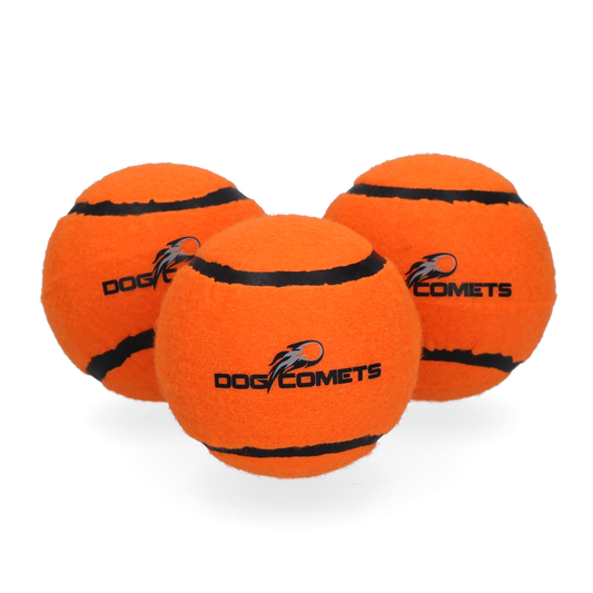 Dog Comets Tennisbal Starlight M Oranje (3-Pack)