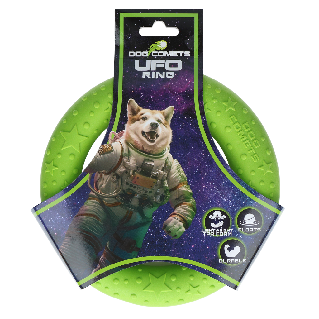 Dog Comets UFO Ring Groen M
