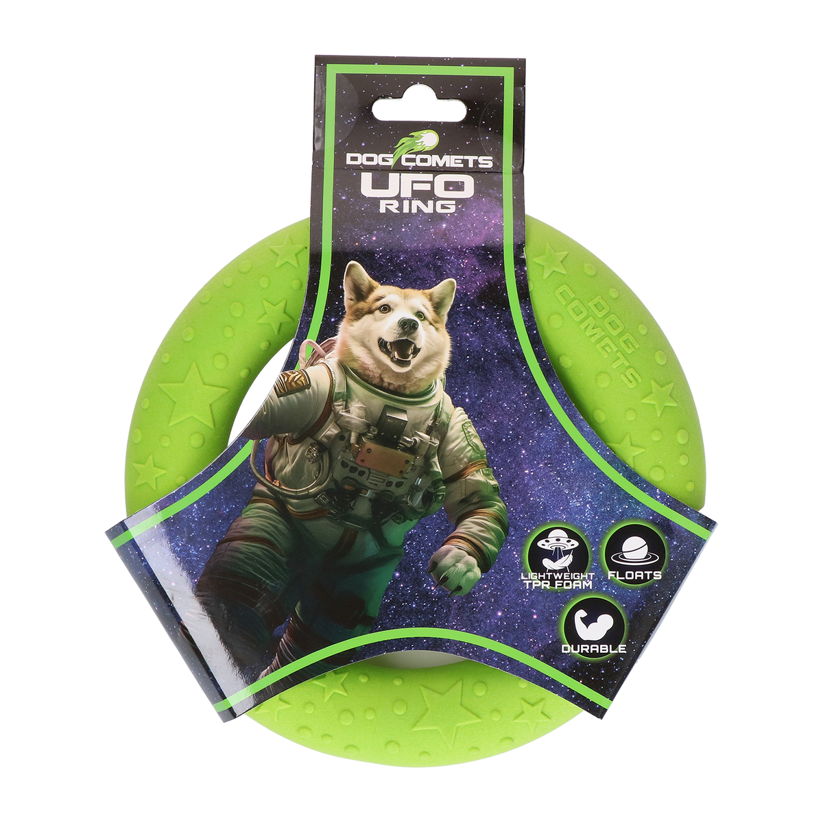 Dog Comets UFO Ring Groen S