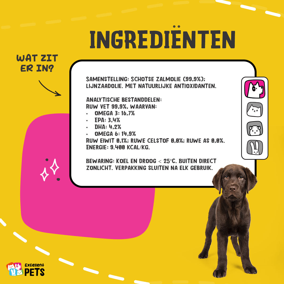 Excellent Pets Dog Salmon Oil 500 ml