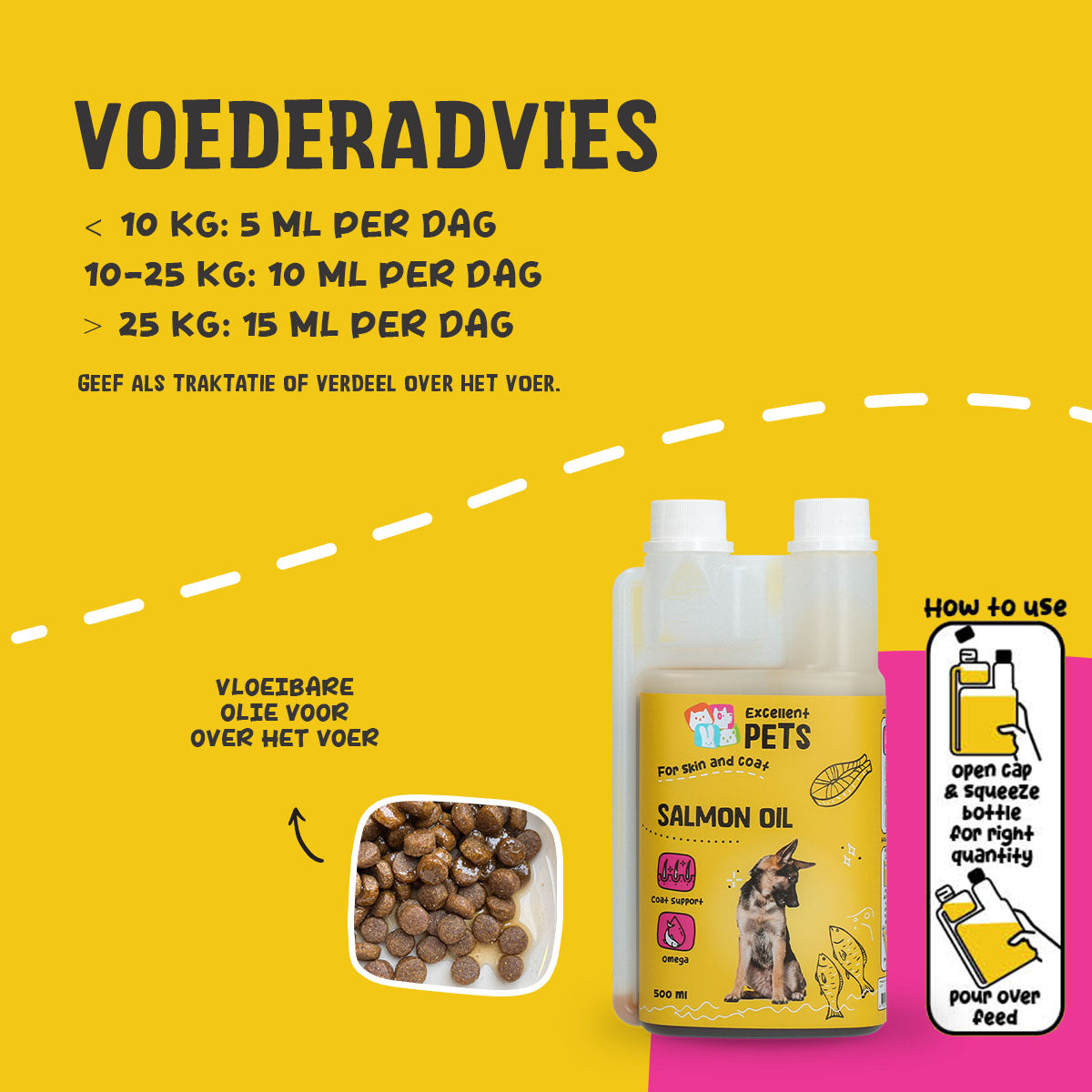 Excellent Pets Dog Salmon Oil 500 ml