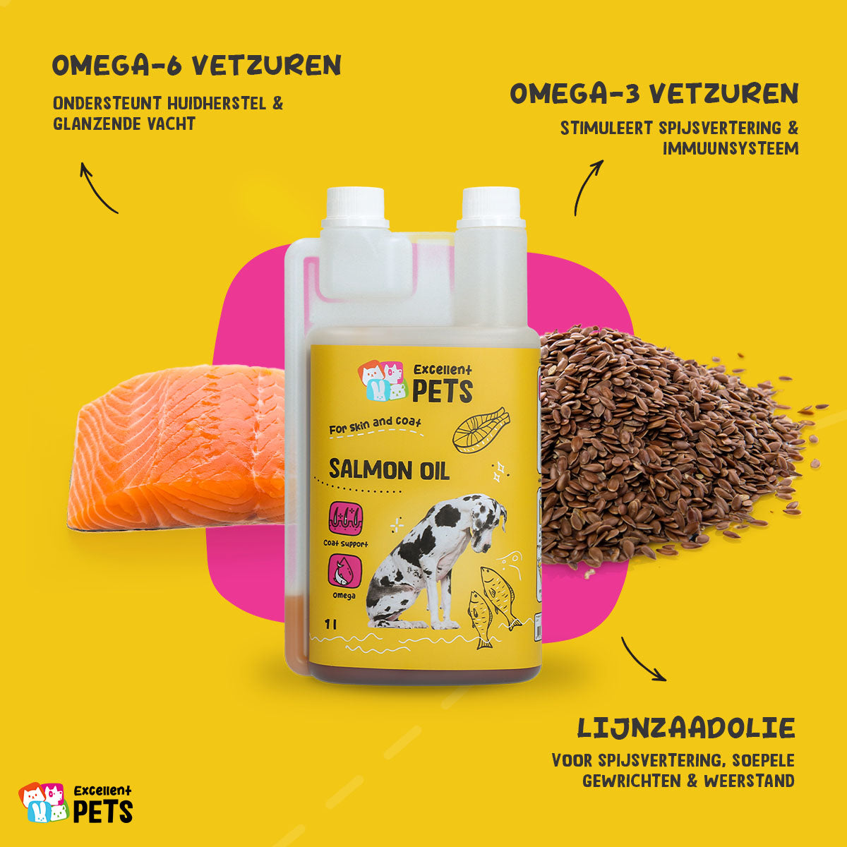 Excellent Pets Dog Salmon Oil 1000 ml