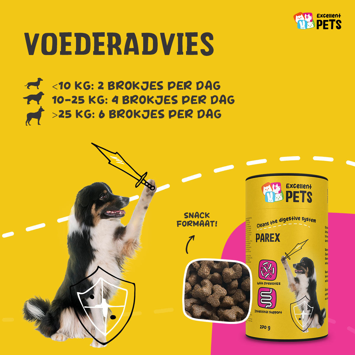 Excellent Pets Dog Parex 270 g