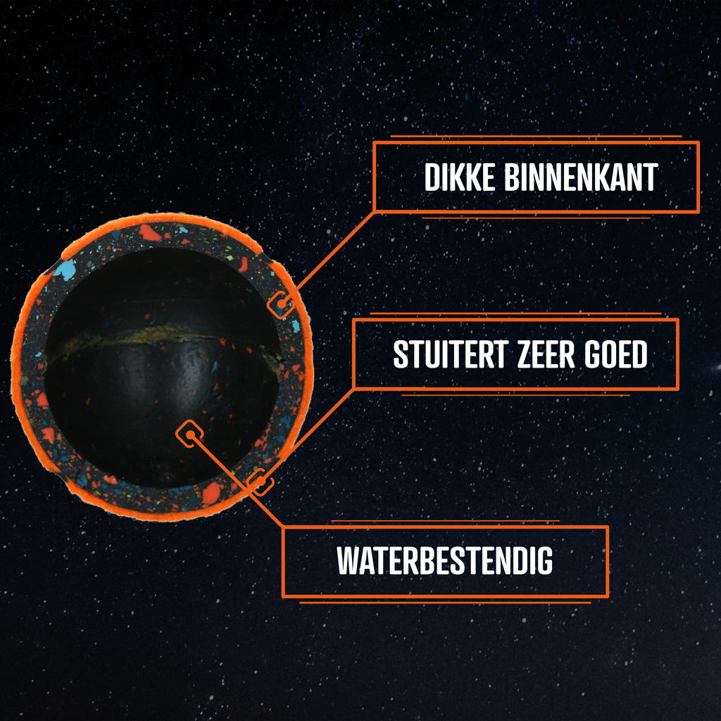 Dog Comets Tennisbal Starlight M Oranje