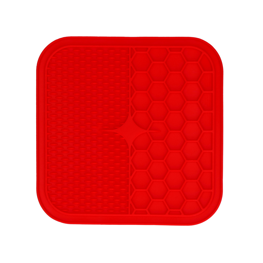 Eat Slow Live Longer Lick Mat Duo M Rood