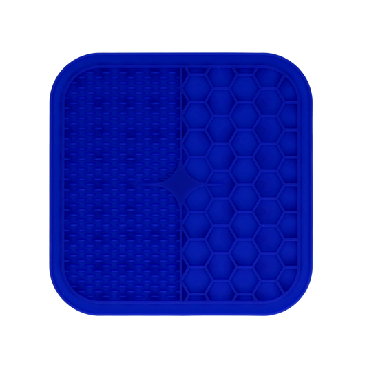 Eat Slow Live Longer Lick Mat Duo M Blauw
