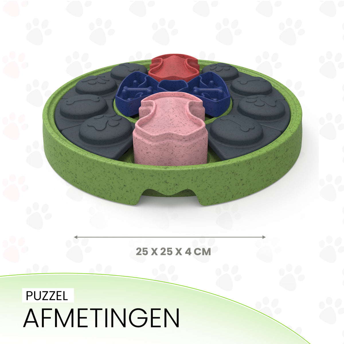 Eat Slow Live Longer Puzzle Disc