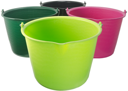 Emmer 15 l met schenktuit Roze
