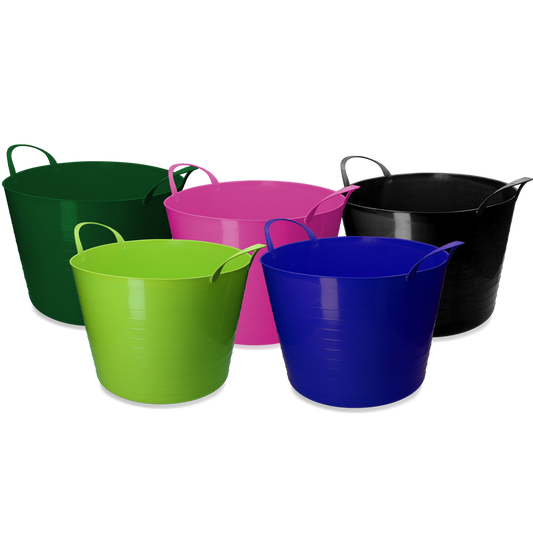 vPlast Emmer V-Trug Flexi 65 l Limoen