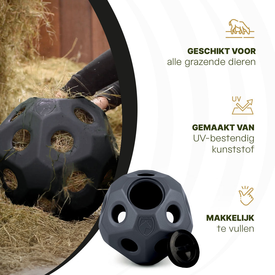 Excellent Horse Feed & Play Ball Zwart