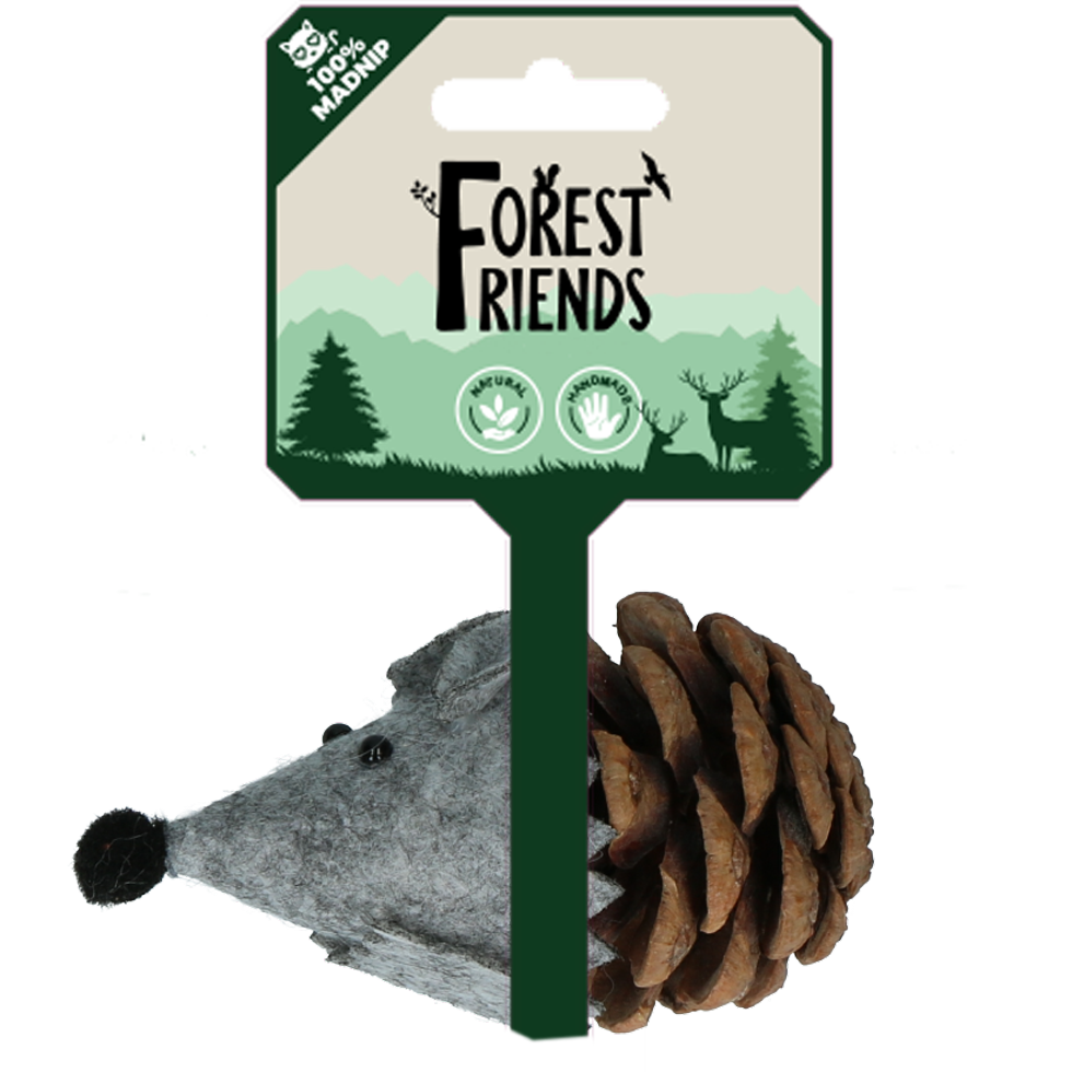 Forest Friends Mouse Grijs