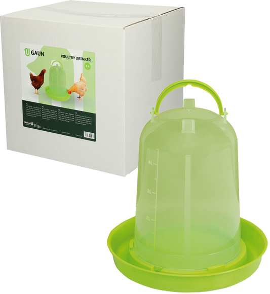Gaun Pluimvee Drinktoren Limoengroen 5 l