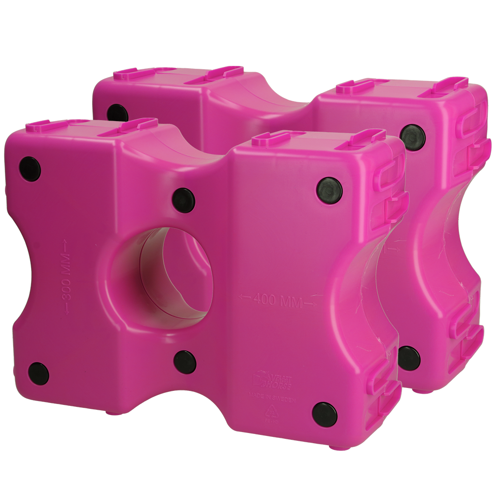 Vplast Cavaletti Hindernisblokken 2 st Roze