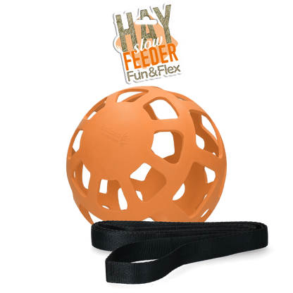 Hay Slow Feeder Fun & Flex Oranje