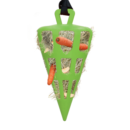 Hay Slow Feeder Fun & Flex Carrot Groen