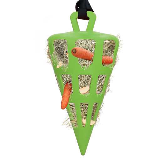 Hay Slow Feeder Fun & Flex Carrot Groen