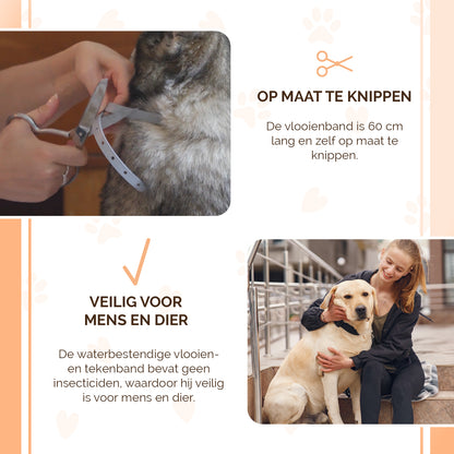 Knock Pest Vlooien/Tekenband Hond 59 cm DE/UK