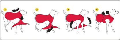 Dog Armor Knockdown Coat (Insect Shield) XXXXS (20cm ruglengte)