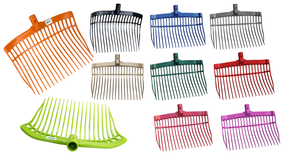 Mestvork zonder steel Blauw