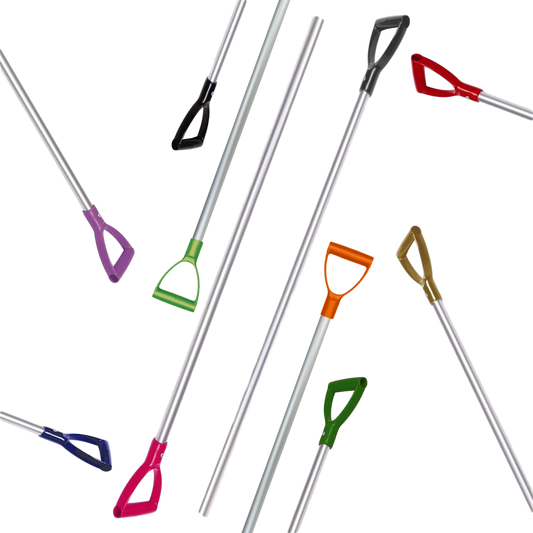 Mestvork steel 115 cm Rood