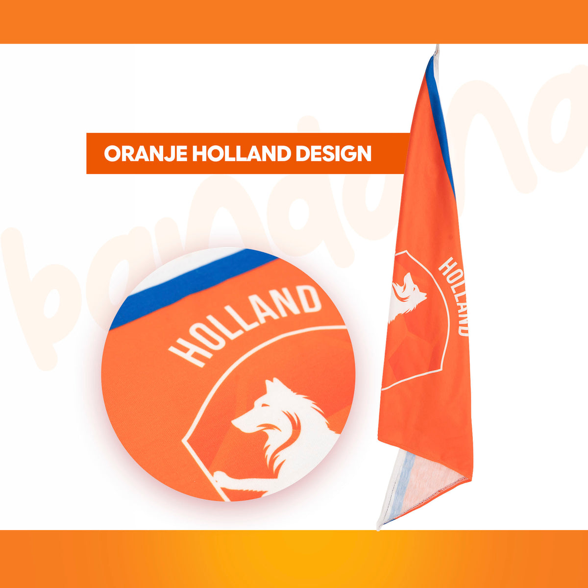 Oranje Bandana Holland L