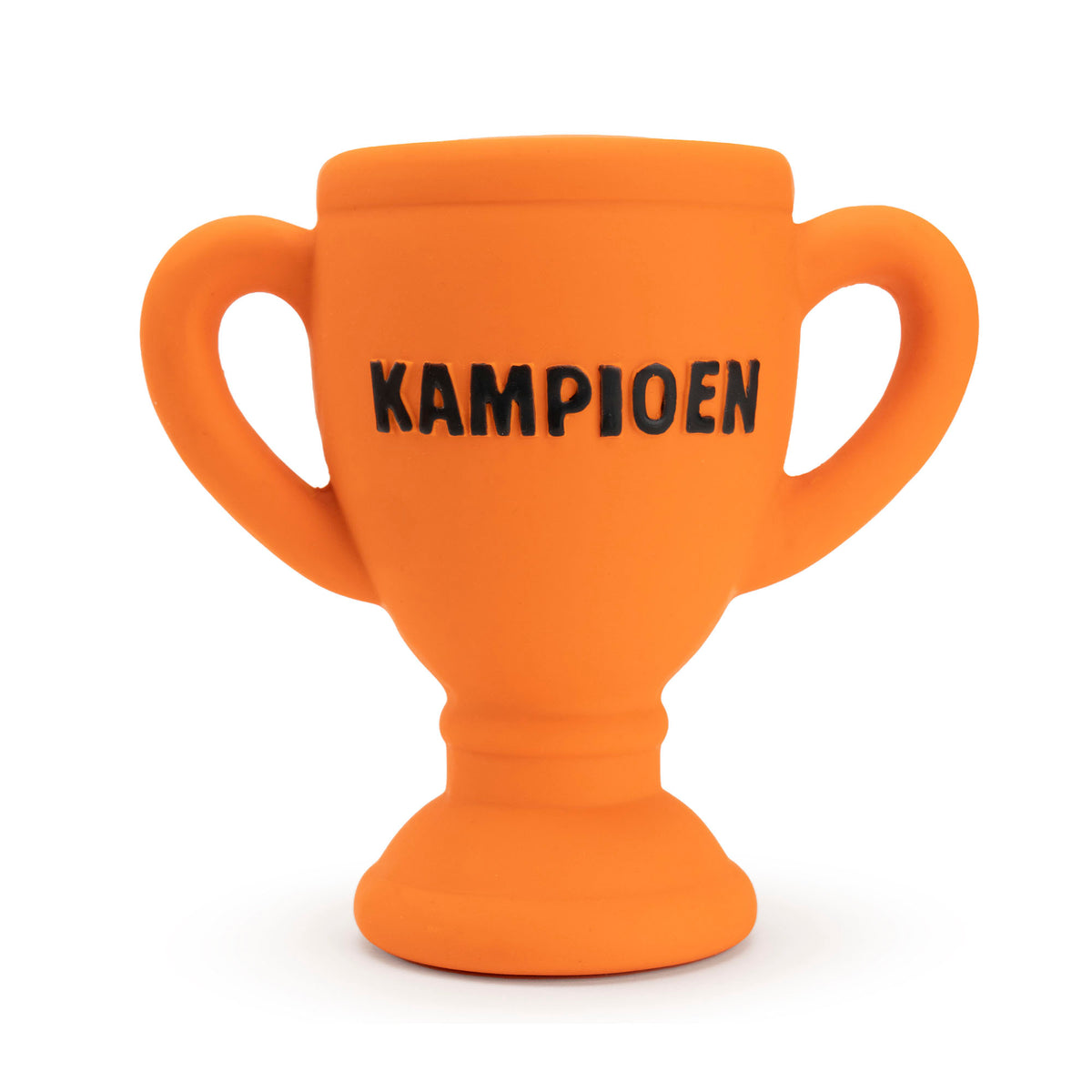 Oranje Latex Hondenspeeltjes WK Beker