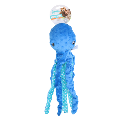 Pawise Multicolor Plush Octopus (3 colour assorted) L
