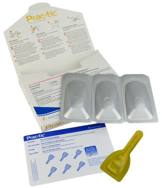 Prac-Tic Teken en vlooien druppels 2 tot 4,5 kg